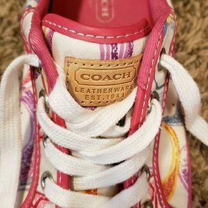 Coach Barrett poppy sneakers
